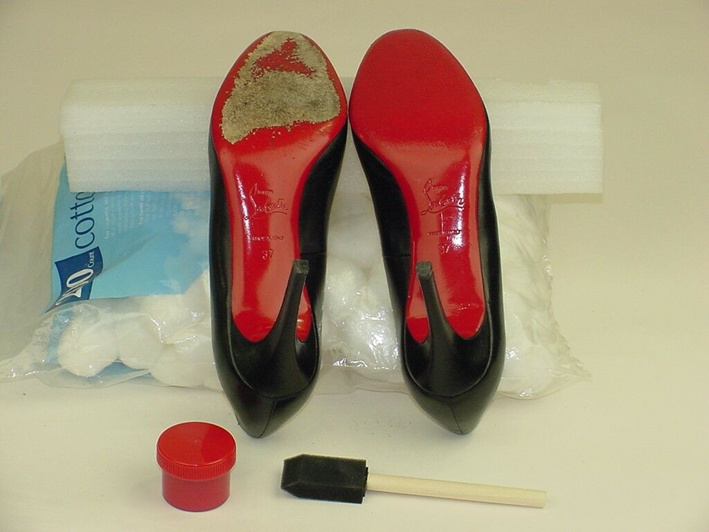 Red Touch Up Odorless Paint Kit for Christian Louboutin Shoes #6