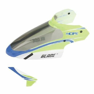 Complete Green Canopy with Vertical Fin mCP X  E-FLITE RC Helicopter BLH3519