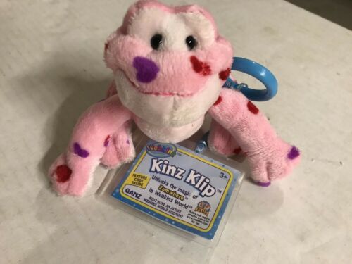 Webkinz Kinz-Klip Love Frog With Online Code To Collect And Love Ganz Valentine
