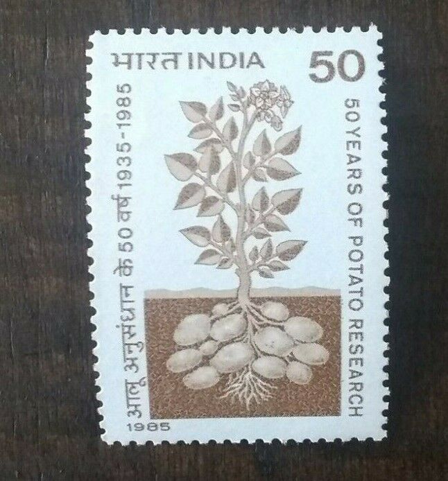 India 1985 Aloo Anusandhan 50 Years Of Potato Research Rs.0/50 - Stamp MNH