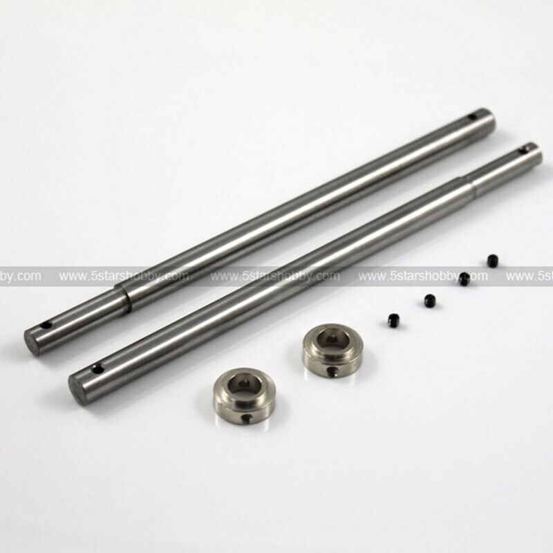 2Pcs GARTT 500ESP PRO Helicopter Main Rotor Shaft for Align T-rex 500 Helicopter
