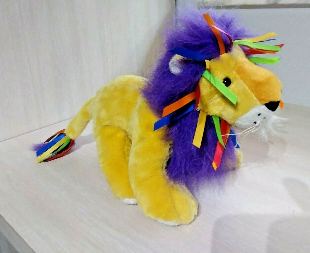 Webkinz Ganz Ribbon Lion Hm487 Plush Stuffed Animal 10 Inch L