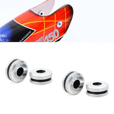 4pcs 450 500 Metal Canopy Mounting Nuts For Trex Rc Helicopter